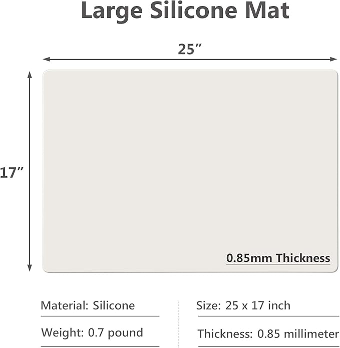 Gartful 25"x 17"x 0.03" Silicone Mats - Image 2