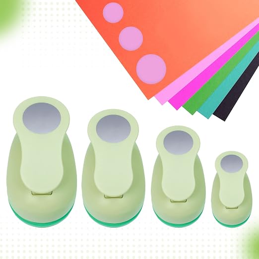 UCEC Craft Hole Punch, 2+1.5+1+5/8Inch Circle Punch, Circle Hole Punch - Image 5