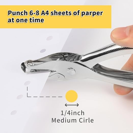 2 PCS Hole Punch, 1/4 Inch Single Hole Puncher - Image 5