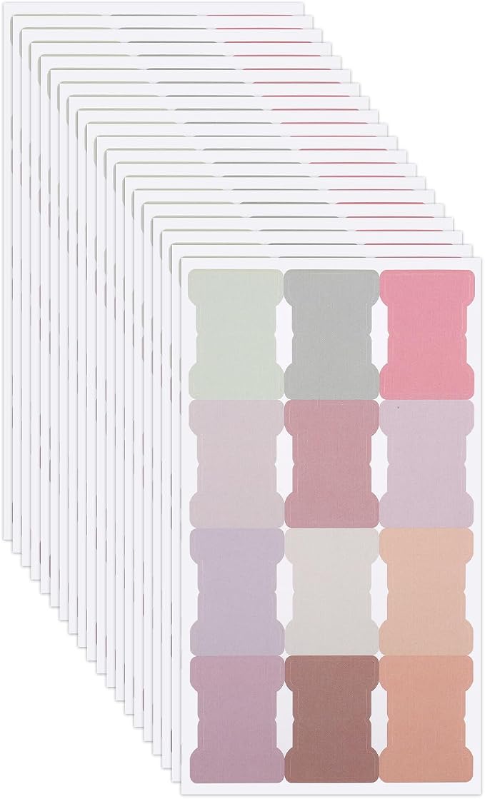 30 Sheets/360 Pieces Sticky Index Tabs, Double Sided Book Page Markers Mark by XIHIRCD