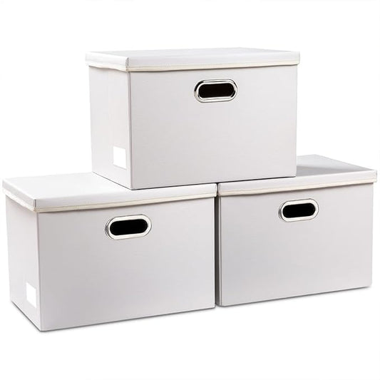 PRANDOM Large Stackable Storage Bins by Prandom