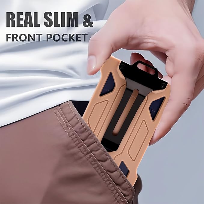 ID Badge Holder with Retractable Clip, Credit Card Holder, Keychain Wallet - Image 7