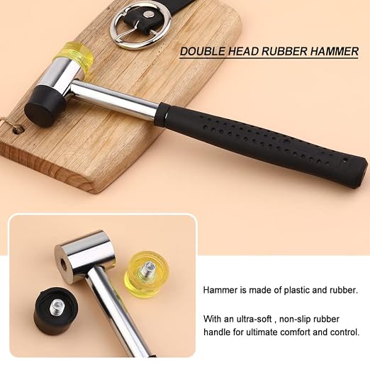 10 Pcs Leather Hole Punch Tool Set, 0.5mm-3.5mm Round Belt Hole Puncher - Image 4