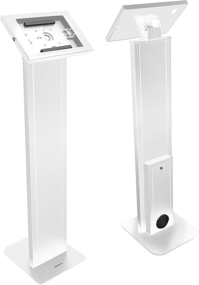 Mount-It! Anti-Theft iPad Floor Stand Kiosk, Locking Tablet Floor Stand - Image 2