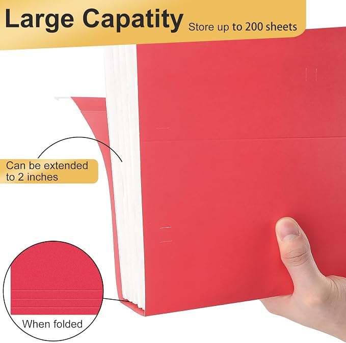 Hanging File Folders Legal Size, 30 Pack File Folders - Image 6