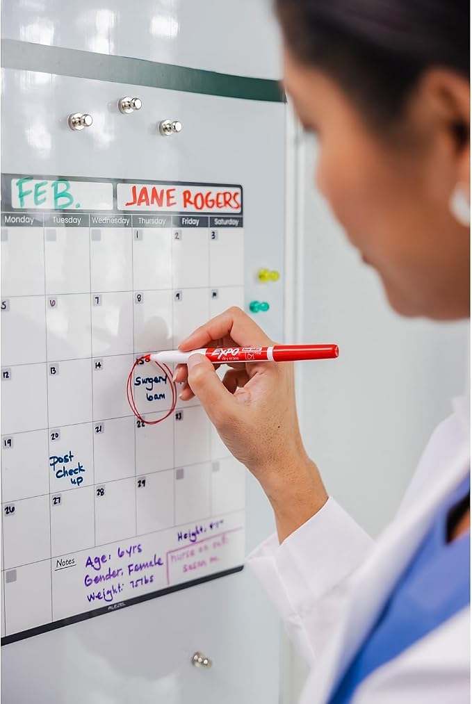 EXPO Dry Erase Markers, Low Odor Ink, Fine Tip, Organization, Essential Supplies - Image 2