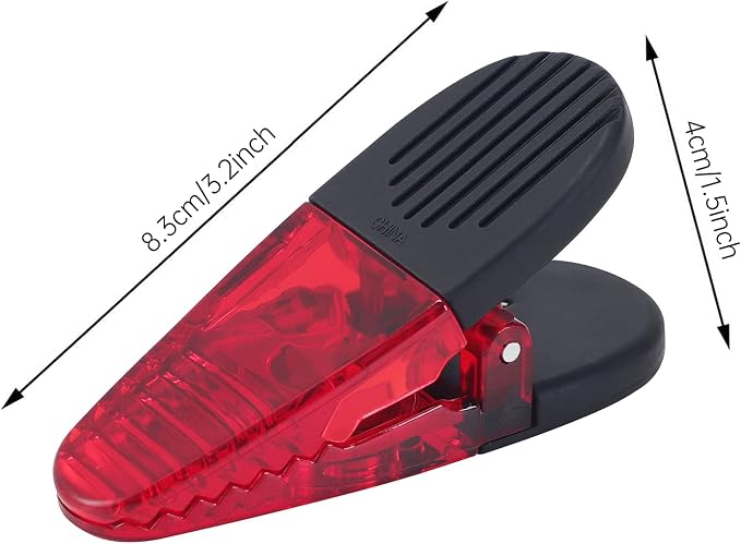 3-1/4" Length Plastic Refrigerator Magnet Clips Set - Image 3