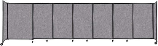 Versare Straightwall Sliding Portable Wall Partition | Freestanding Office by VERSARE
