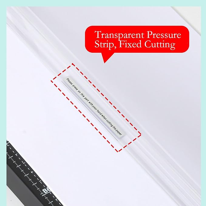 A4 Heavy Duty Paper Cutter, 15.6 in x 8.8 in 8 Sheets Capacity Paper Trimmer - Image 7