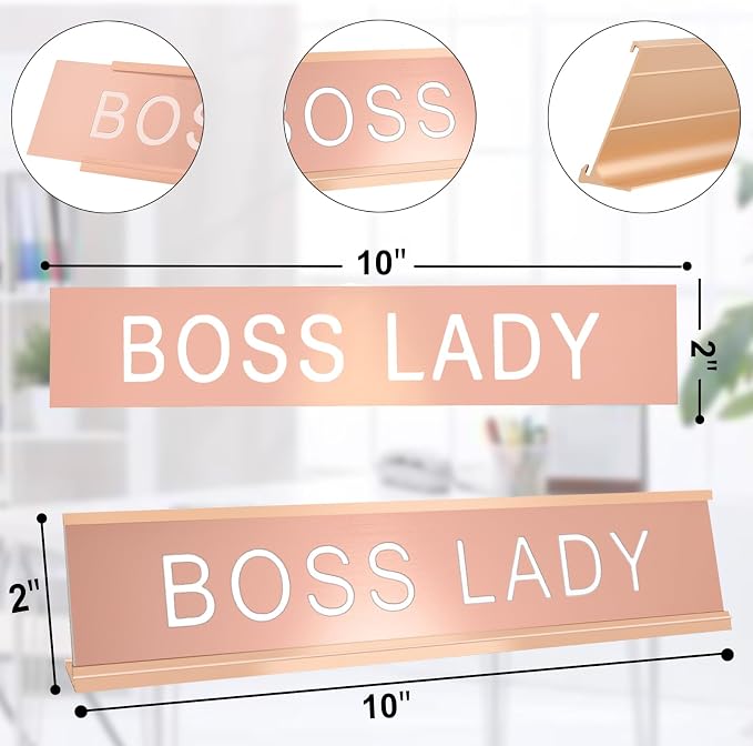 Boss Lady Desk Signs Boss Gifts - Image 3