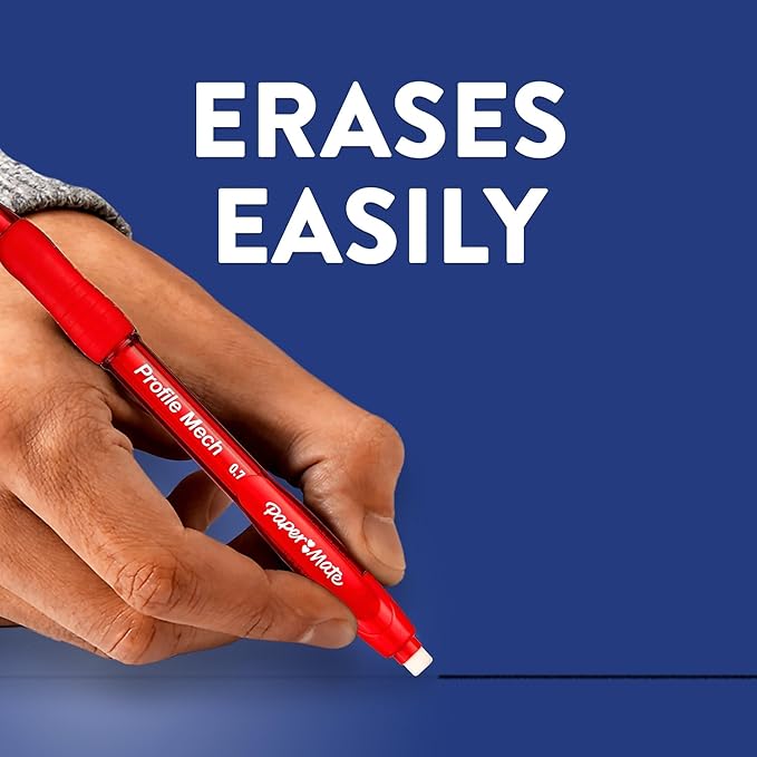 Paper Mate Profile Mech Mechanical Pencils, 0.7mm #2 Pencil Lead, Comfort Grip - Image 3