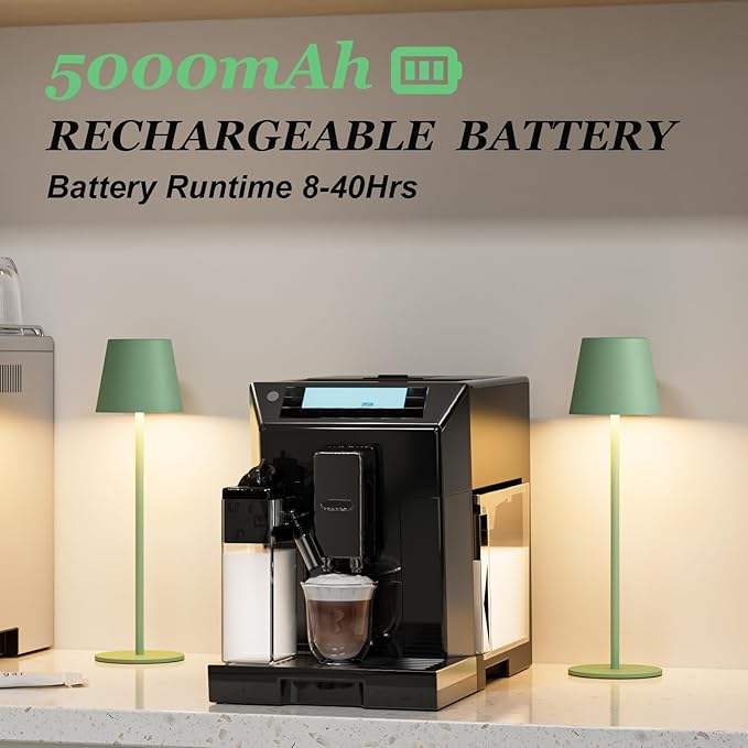 Kakanuo Cordless Table Lamp Rechargeable Green - Image 3