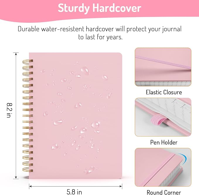 Forvencer Lined Spiral Journal Notebook - Image 6
