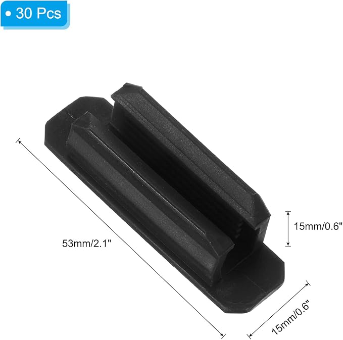 PATIKIL Pen Holder for Desk, 30 Pack Adhesive Pencil Holders Silicone Pencil - Image 2