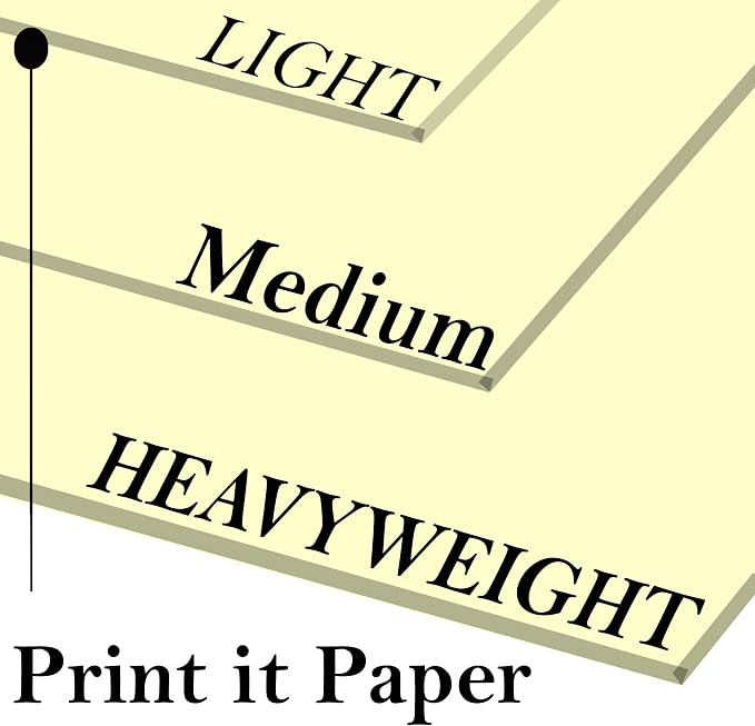 Print It - Vellum Bristol Colored Cardstock Cover Paper, 67 Lb, 8.5" X 11” - Image 2