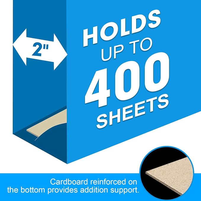 Extra Capacity Hanging File Folders, RAZCC 60 Pack Letter Size Reinforced - Image 3