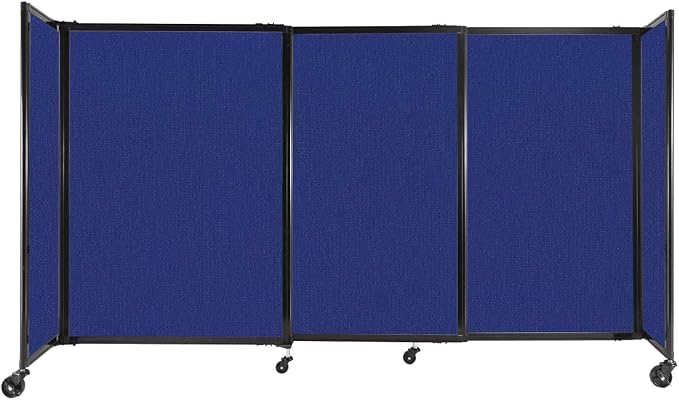 Versare Straightwall Sliding Portable Wall Partition | Freestanding Office by VERSARE