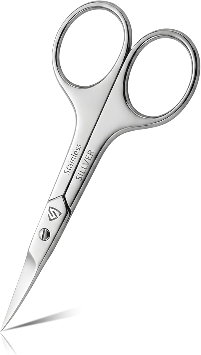 SILLVER Nail Scissors Curved Professional by SILLVER