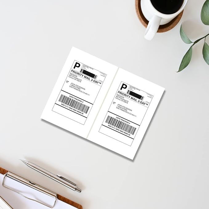 Shipping Labels with Self Adhesive, Square Corner, - Image 5