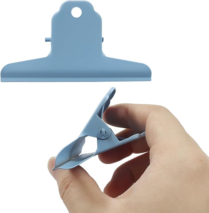 4 Inch Extra Large Metal Bulldog Clips, Paper Clamps Holder by Auvotuis