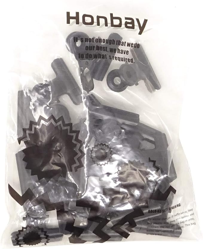 Honbay 20PCS 30mm Black Metal Bulldog Clips Hinge Clips - Image 8