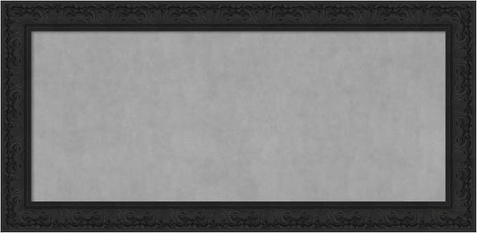 Amanti Art Black Framed Magnetic Board 27x55 Oversize Vision Board by AmantiArt