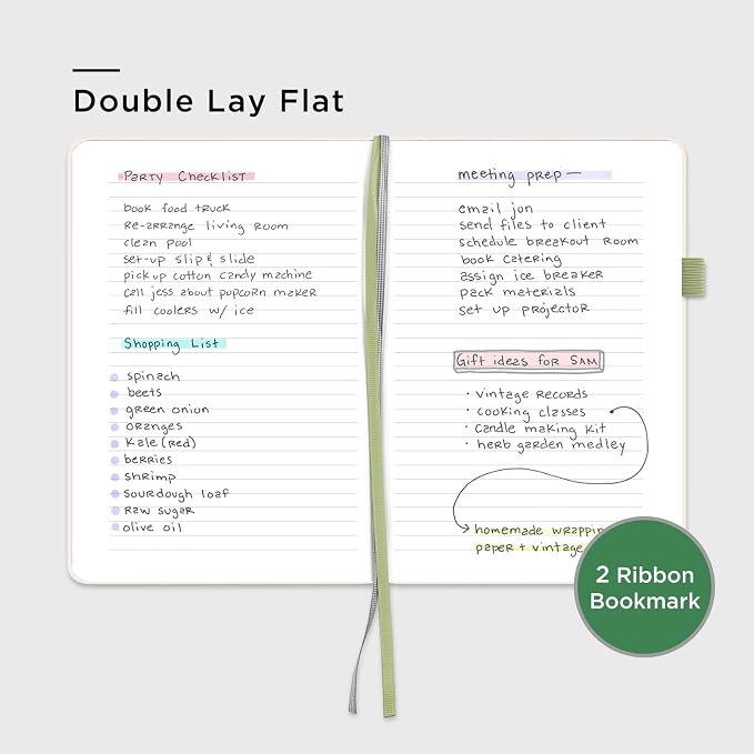 &And Per Se Lined Hardcover Notebook – A5 5.7"x8" College Ruled, 160 Pages - Image 3