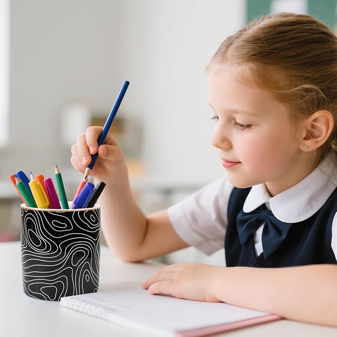 Large Capacity Pen Holder, Pencil Cup - Image 5
