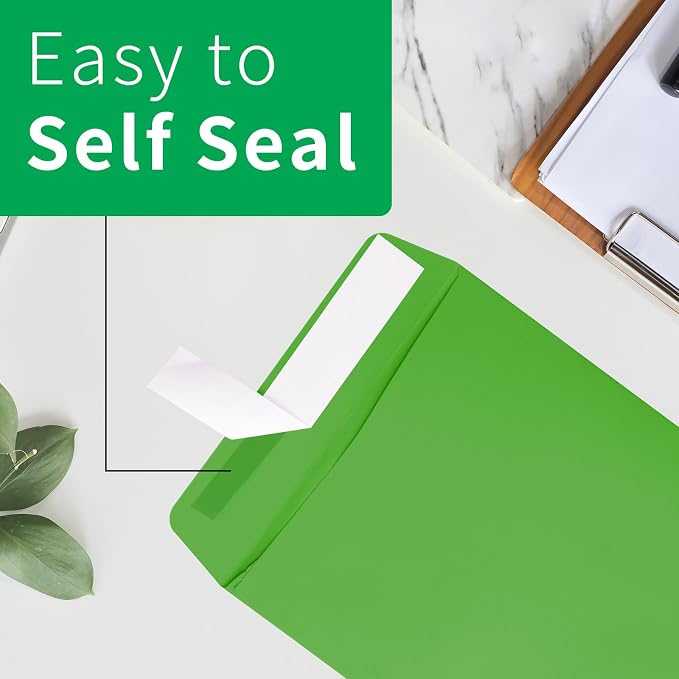 Granhoolm 30 Pcak 6x9 Envelopes, Colorful Envelopes 6x9 Self Seal - Image 4
