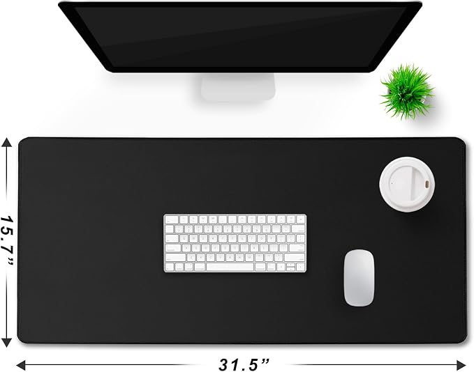 Large Gaming Mouse Pad with Extended Stitched Edges, Durable Non-Slip Natural - Image 6