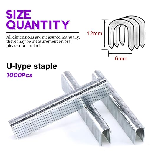 Swpeet 3000Pcs Premium Quality Officemate Standard 3 Sizes Staples, Including - Image 3
