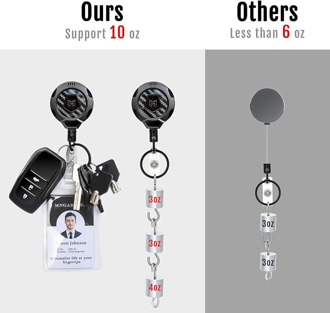 MNGARISTA Upgraded Heavy Duty Retractable Keychain - Image 4