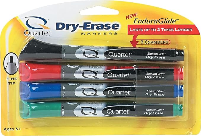 Quartet Dry Erase Markers, Fine Tip, EnduraGlide, Home School & Office Supplies - Image 2