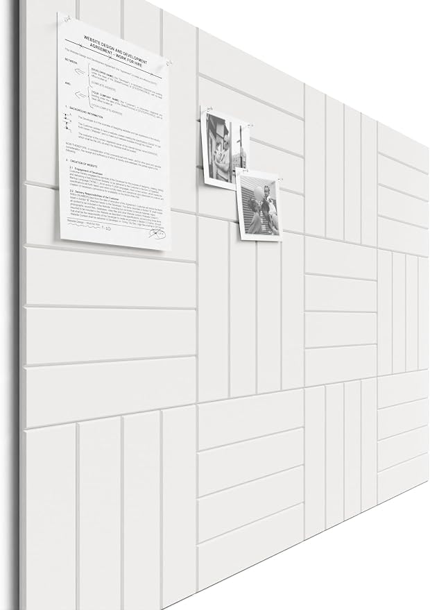 Bumusty Large Cork Board Alternative-47 x35 Felt Bulletin Board Tiles, by Bumusty