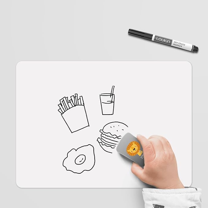 loukin 2 Pack Kid Magnetic Dry Erase Erasers, Mini Whiteboard Eraser, Small - Image 3