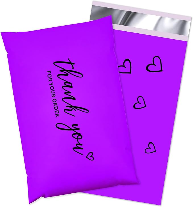JinRuiKJ Thank You Poly Mailer 6x9 Inch 100 PCS, Shipping Bags by JinRuiKJ