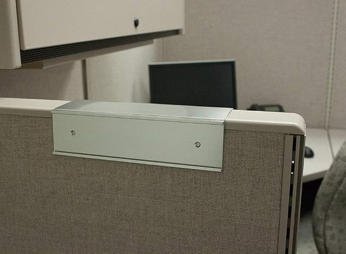 Over the Cube The Original Quality Aluminum, Changeable Cubicle Nameplate Holder - Image 4