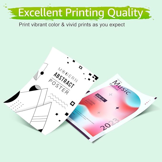 greencycle Remanufactured High Yield Ink Cartridge Replacement for HP 64 XL 64XL N9J91AN N9J92AN Compatible with Envy Photo 7858 7855 7155 6255 7158 7164, Envy 5542 Printer (1 Black, 1 Tri-Color)-DeskLoop Office