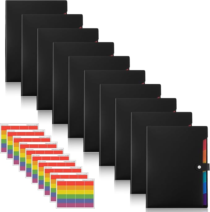 10 Pack Expanding File Folders by Unknown