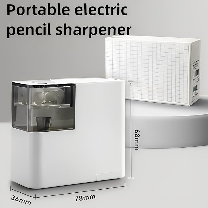 Electric Pencil Sharpener with Battery, Battery Powered, - Image 7