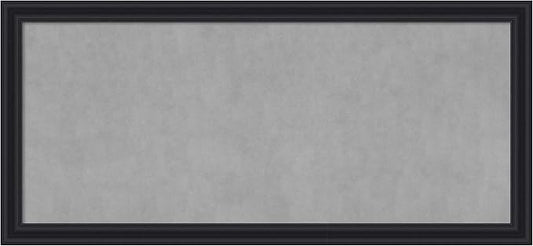 Amanti Art Black Framed Magnetic Board 24x52 Oversize Vision Board by AmantiArt