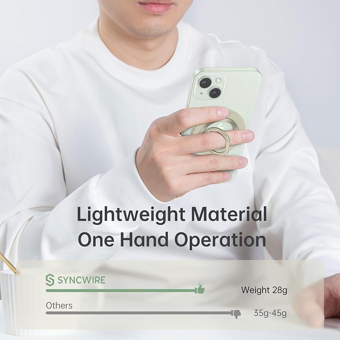 SYNCWIRE Magnetic Phone Ring Holder - Image 5