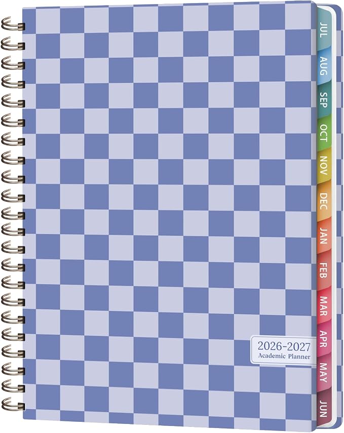 Planner 2026-2027, Weekly and Monthly Academic Year Calendar Planner, July 2026 by VALOME