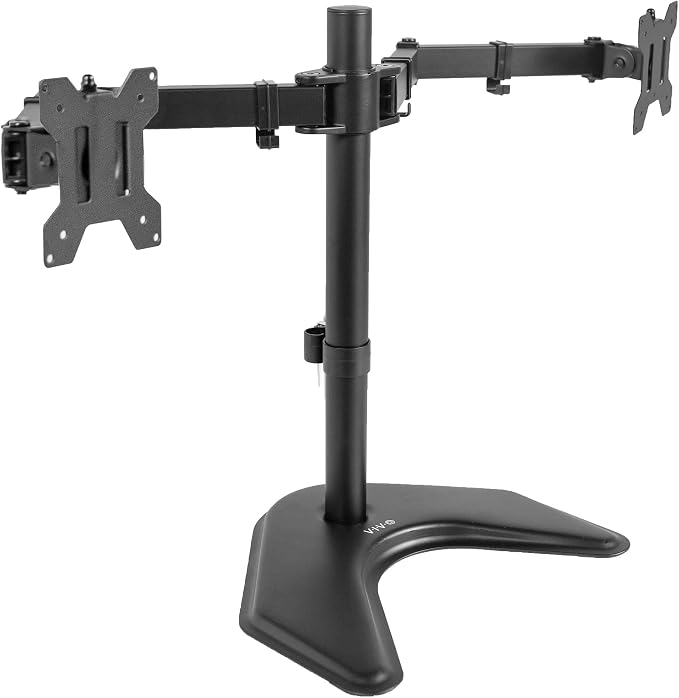 VIVO Dual LED LCD Monitor Mount, Free-Standing Desk Stand by Unknown