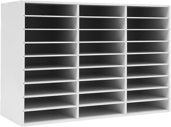Literature Organizer, Desktop File Sorter Mail Center, Paper Storage Cabinet by MhdunueSK