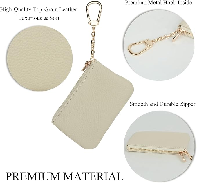 Full Grain Leather Coin Purse - Image 5