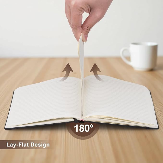 ViVin Lined Journal Notebooks, 3 Pack, 192 Pages, Medium 5.5 x 8.3 inch - Image 4