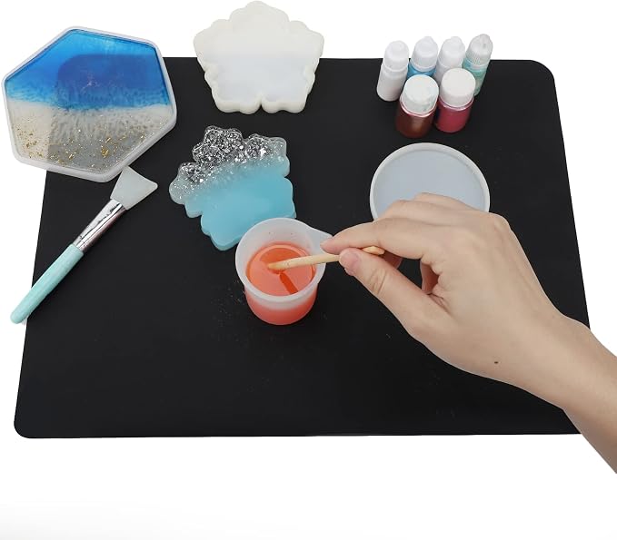 Gartful 2 Pack Silicone Crafting Mats, 15.7" x 11.8" Silicone Mat - Image 4