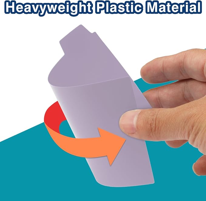 Chell 3x5 Plastic Index Card Dividers, Morandi Colors, Heavyweight Poly Index - Image 4