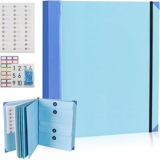 Important Document Organizer, Folio Folders by Unknown